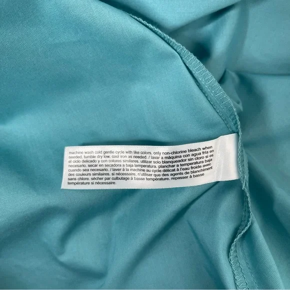 Eloquii Aqua Puff Sleeve Dress - Picture 14 of 15